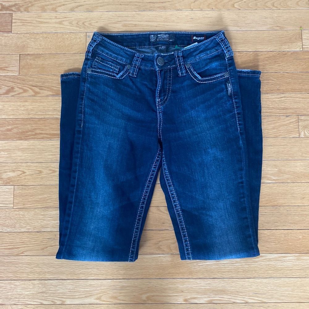 Silver Jeans Suki High slim boot size Tall 27